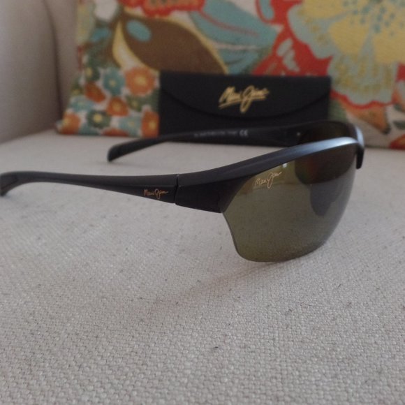 Maui Jim Accessories Maui Jim Hot Sands Matte Black W Maui Ht Lens